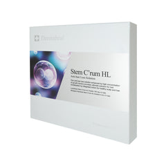 Dermatologist product packaging for 'Stem C'rum HL' on a white background