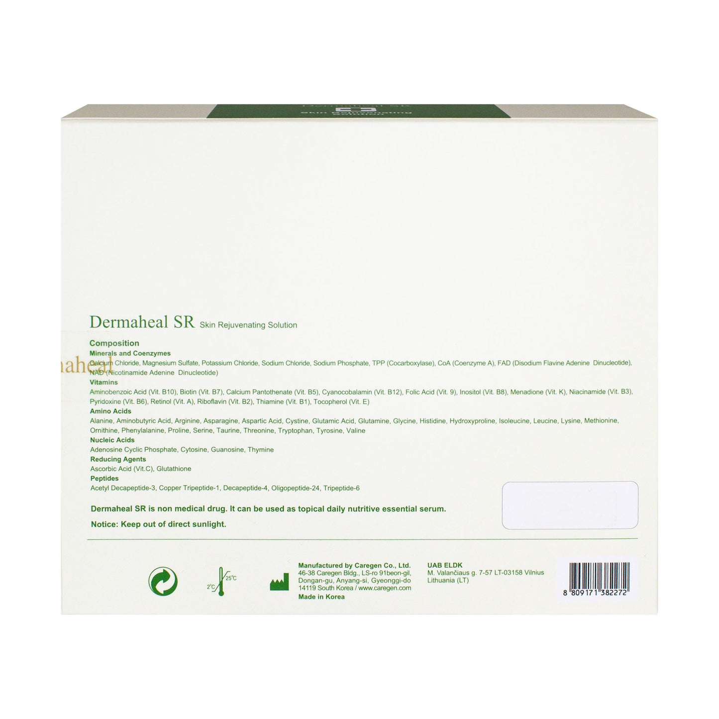 DermaHeal SR Skin Rejuvenating Solution (10x5ml)