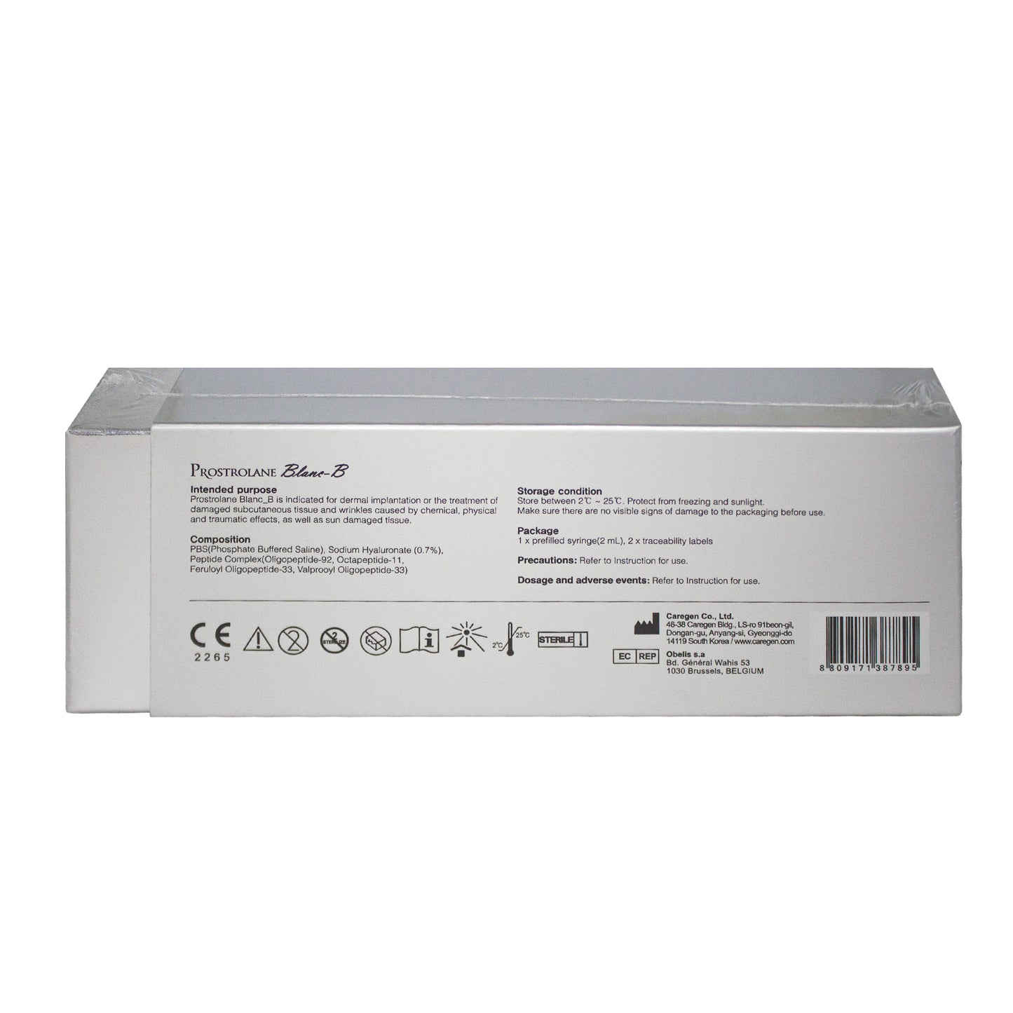 Prostrolane Blanc-B Dermal Filler (1×2ml)