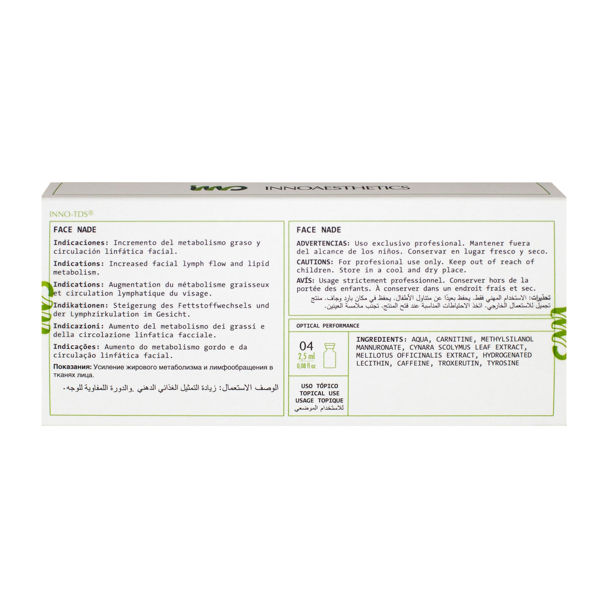 Innoaesthetics Face Nade (4x2.5ml)