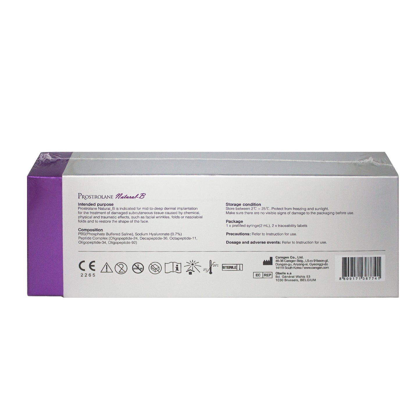 Prostrolane Natural-B Dermal Filler (1×2ml)