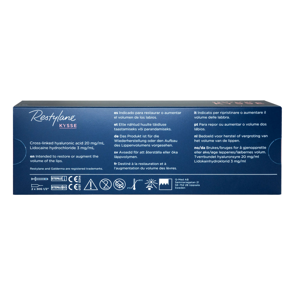 Restylane Kysse Lidocaine (1×1ml)