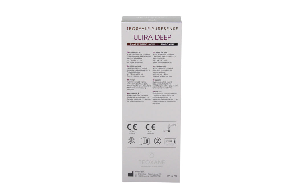 TEOSYAL Ultra Deep PureSense Lidocaine (2×1,2 ml)