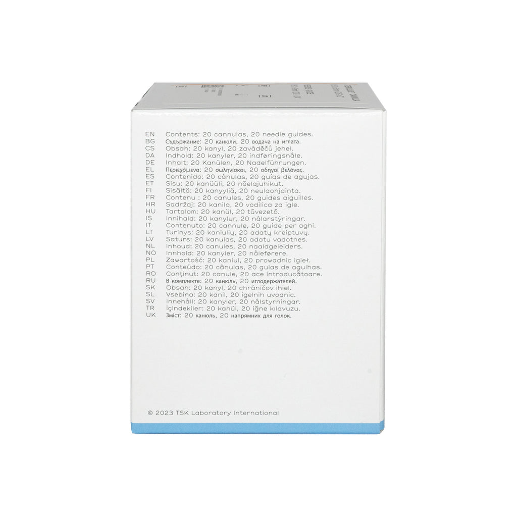 Croma TSK Steriglide-Kanülen – 20er-Set – 30G – 25 mm