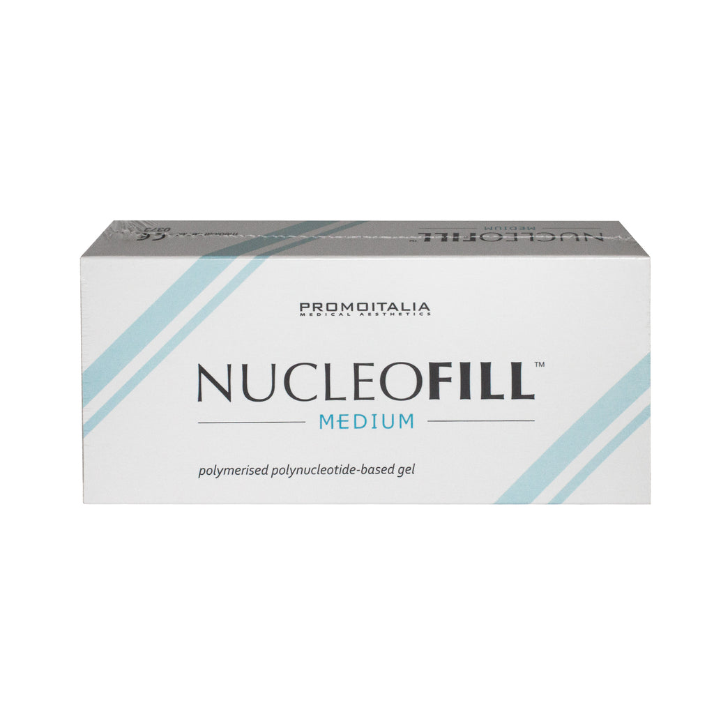 Box of Nucleofill Medium gel by Promoditalia on a white background