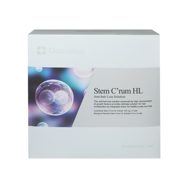 Stem C'num HL anti-hair loss solution packaging on a white background
