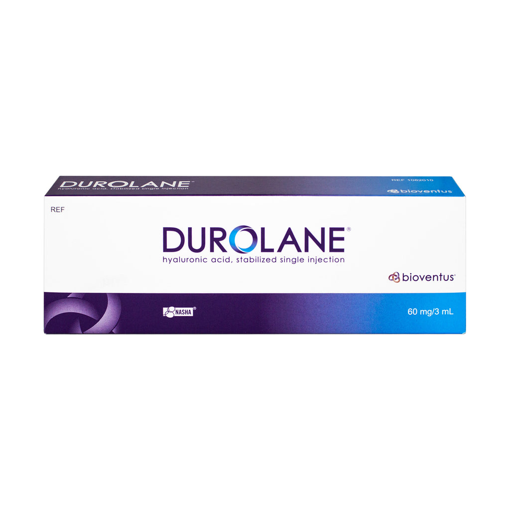 Box of Durolane with branding on a white background