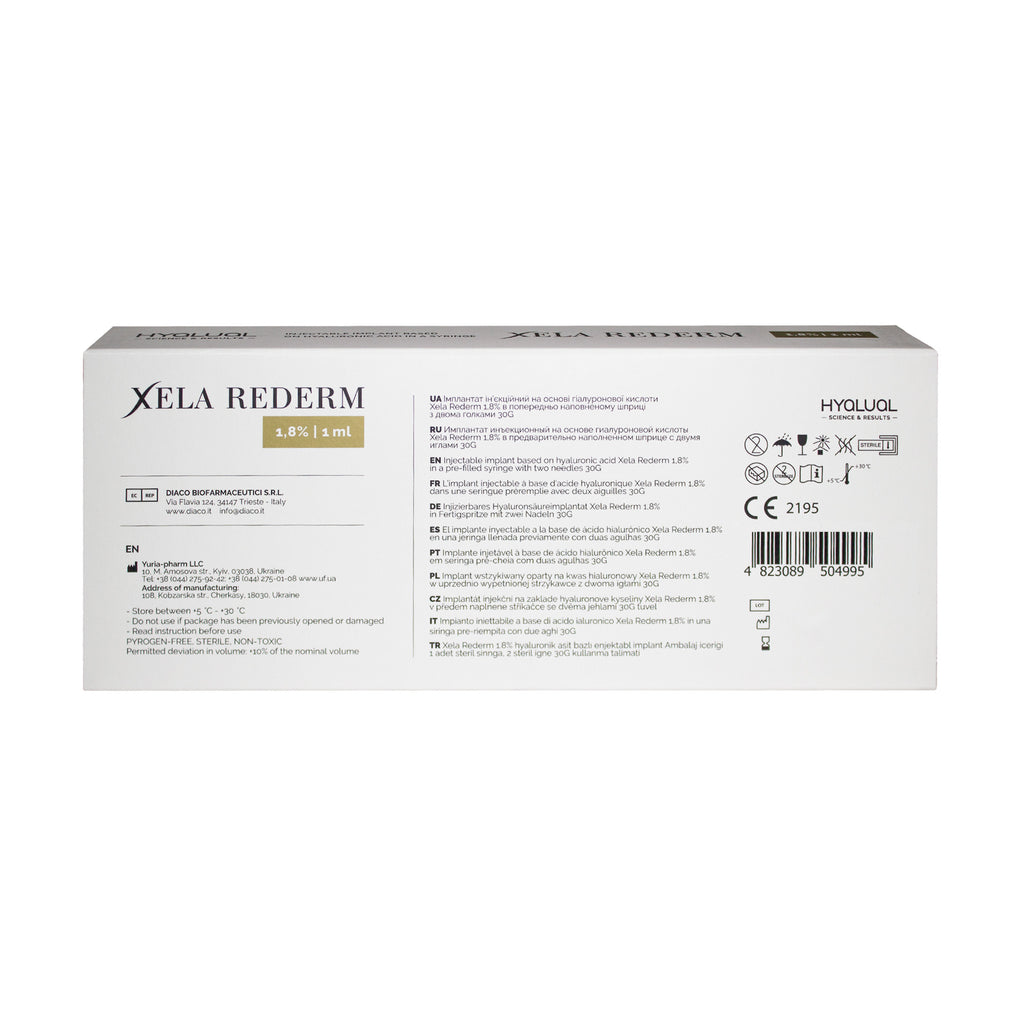 Hyalual Xela Rederm 1,8% (1x1ml)
