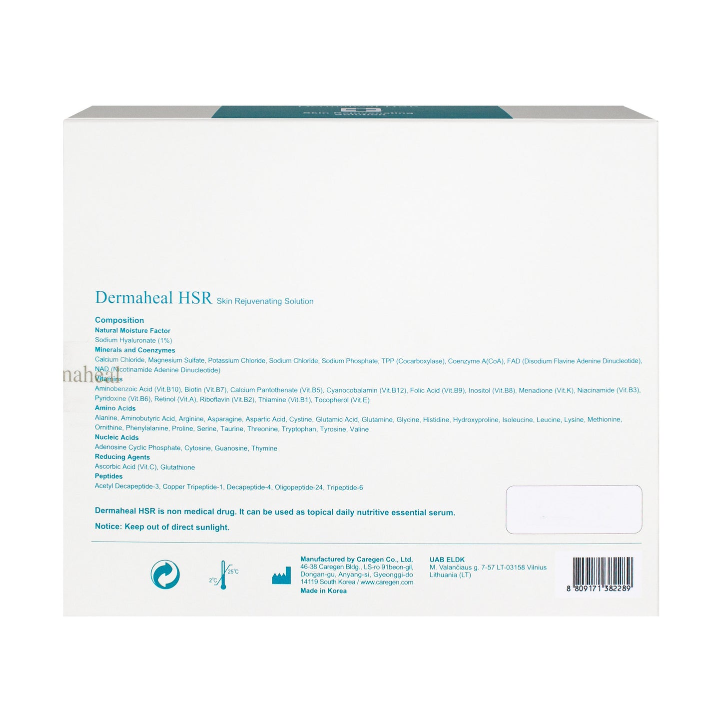 DermaHeal HSR Skin Rejuvenating Solution (10x5ml)