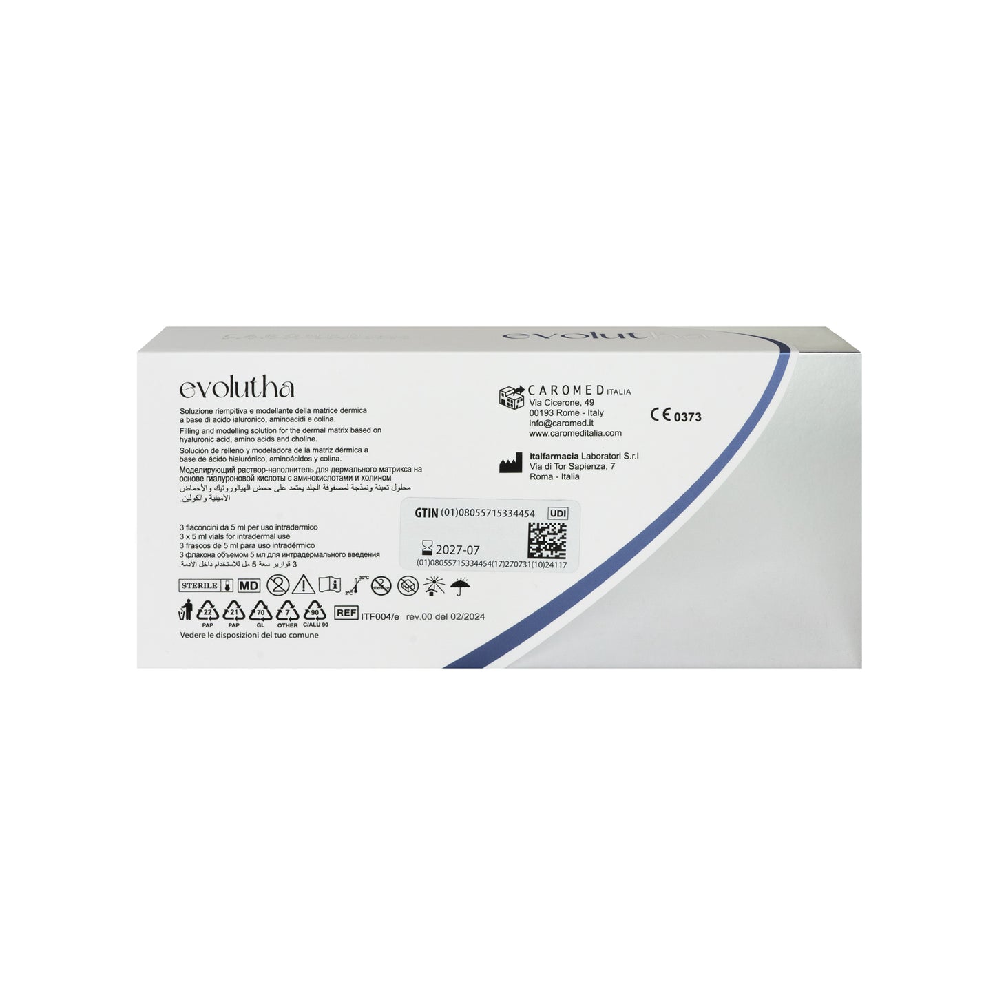 Caromed Italia Evolutha (3x5ml)