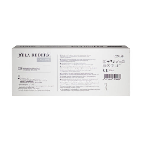 Hyalual Xela Rederm 1,1%  (1x2ml)