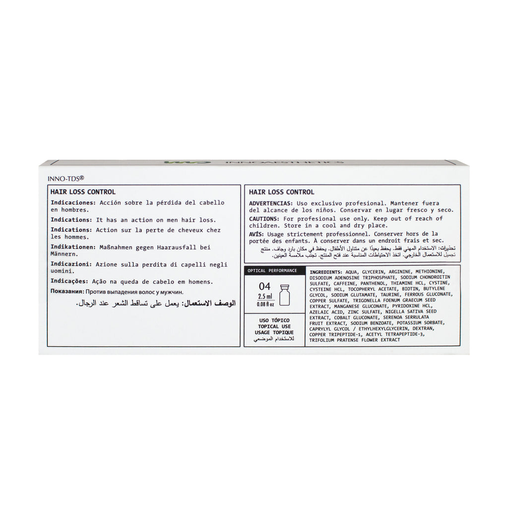 Innoaesthetics Hair Loss Control (4x2.5ml)