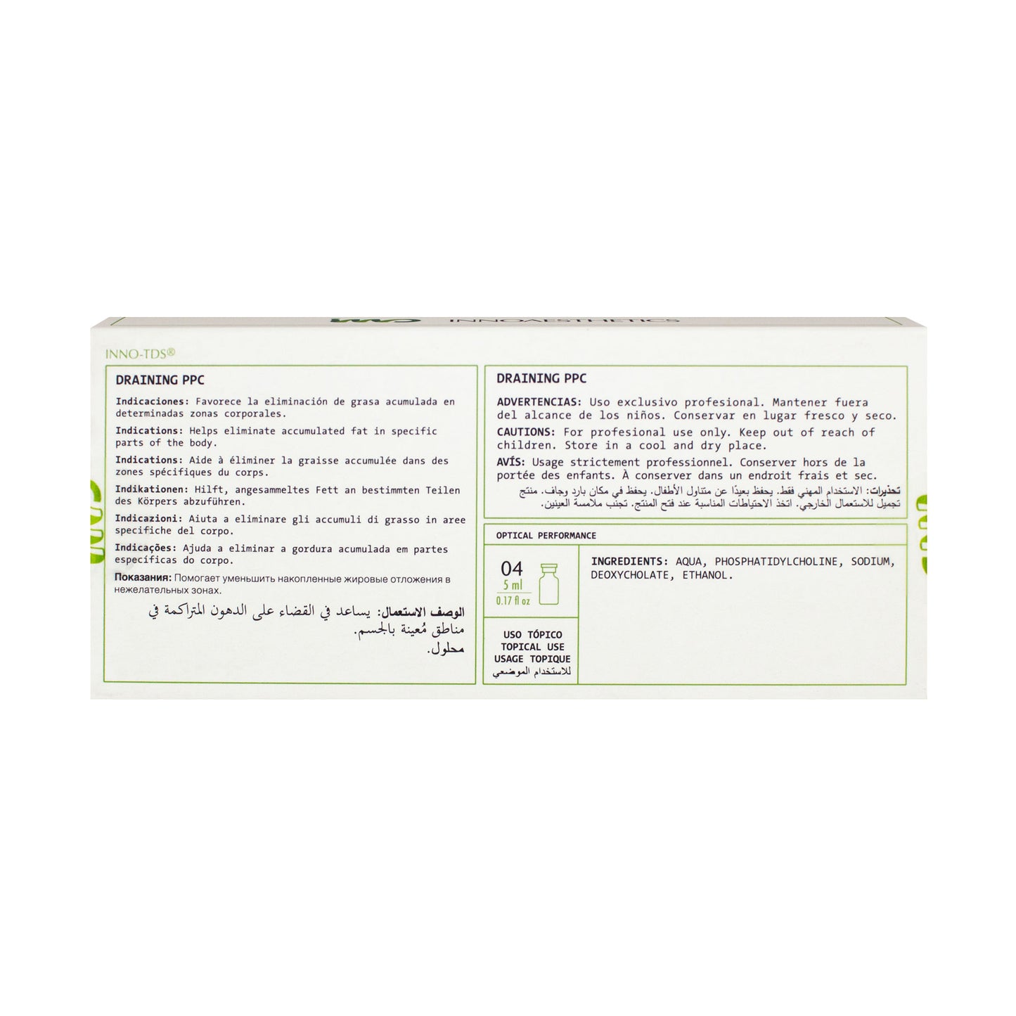 Innoaesthetics Draining PPC (4x5ml)