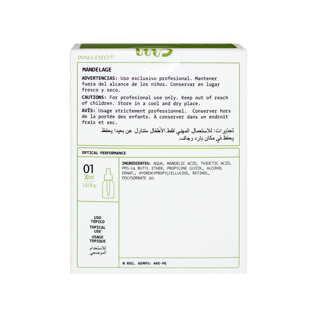 Product packaging with label on a white background