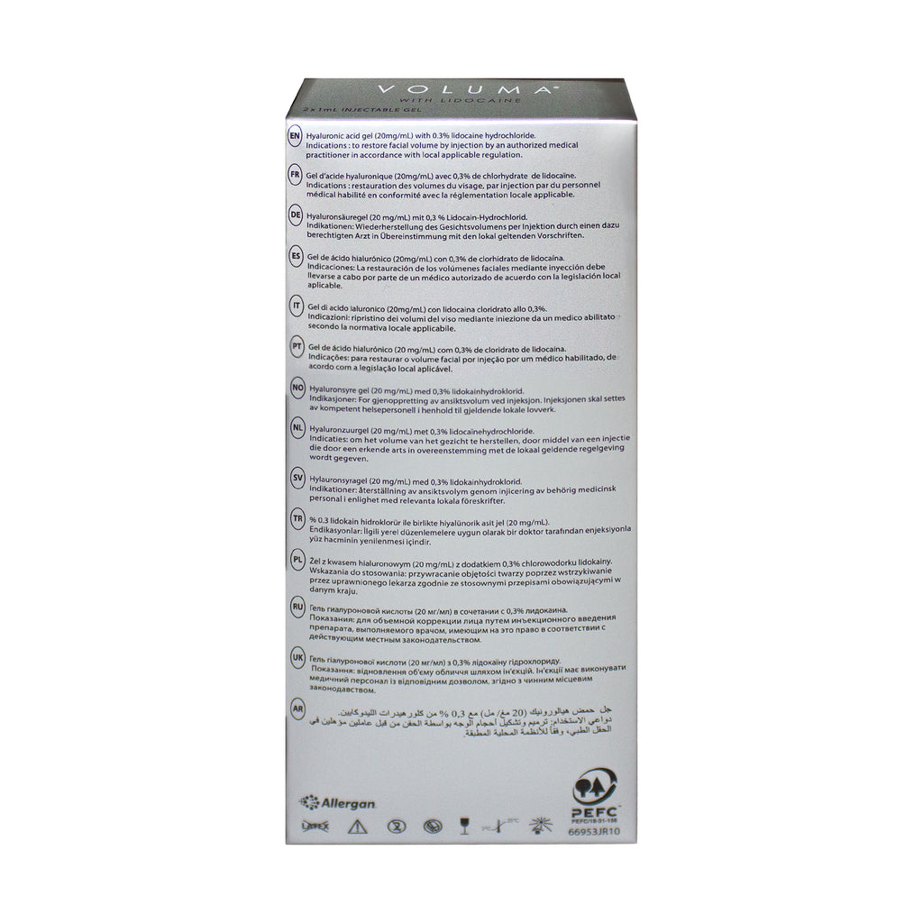 Juvederm Voluma Lidocaine (2 x 1 ml)
