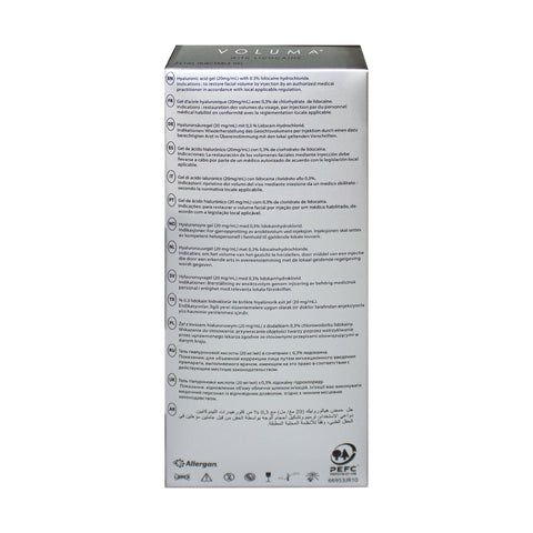 Juvederm Voluma Lidocaine (2 x 1 ml)