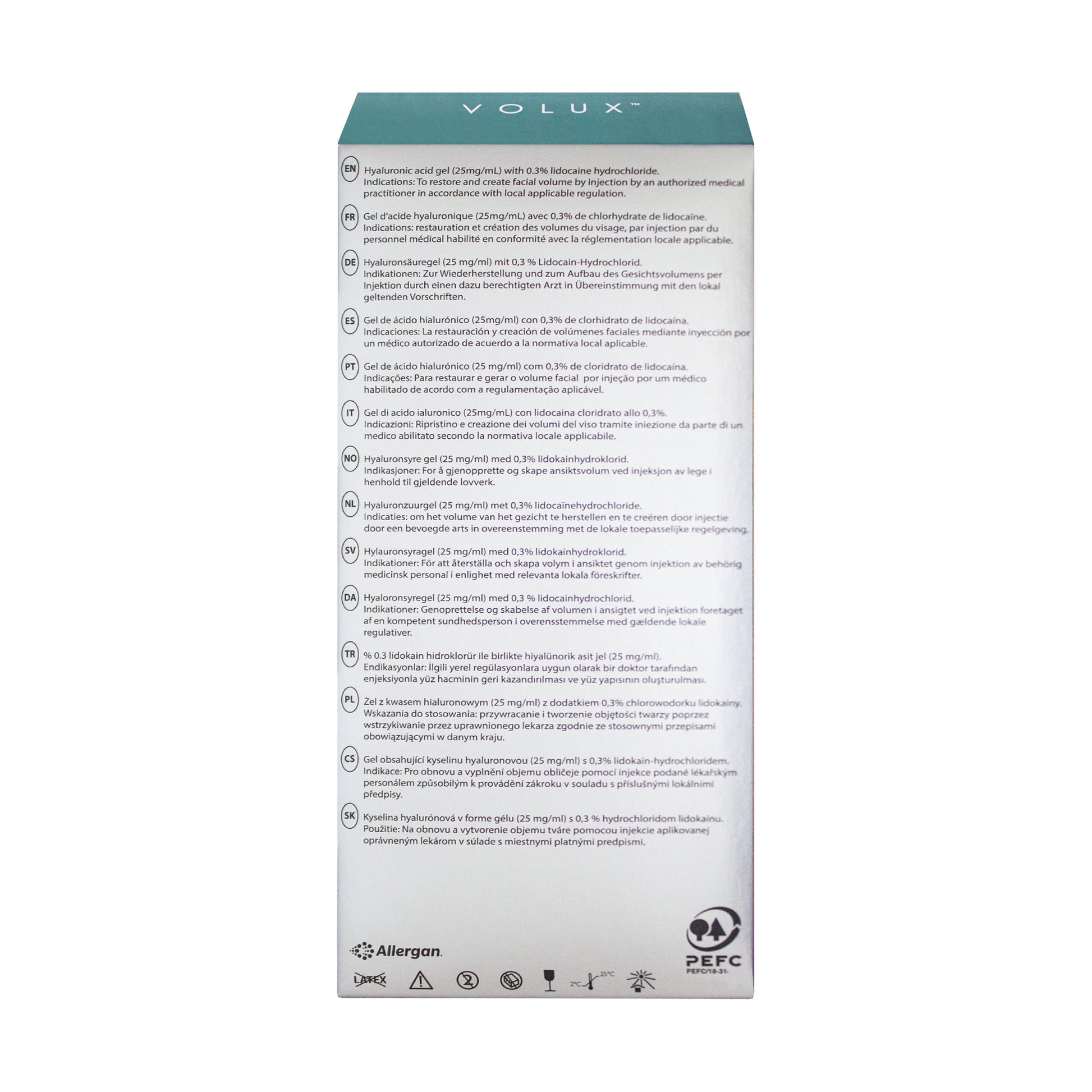 Juvederm Volux Lidocaine (2×1ml)