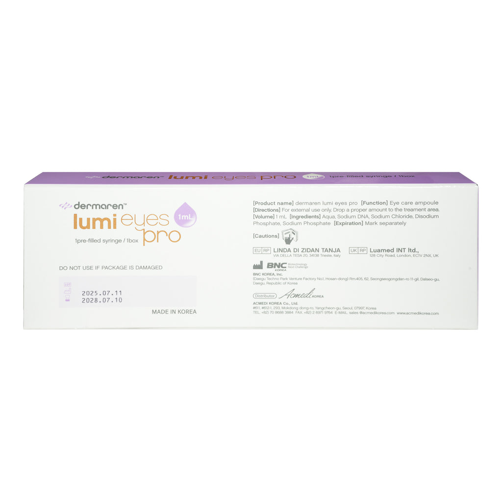 Dermaren Lumi Eyes Pro packaging on a white background