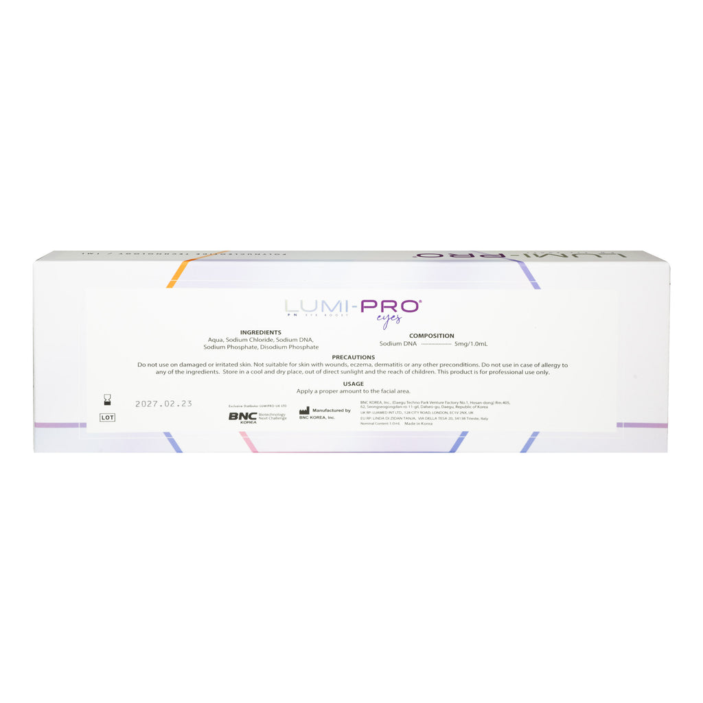LUMI PRO eye product packaging on a white background