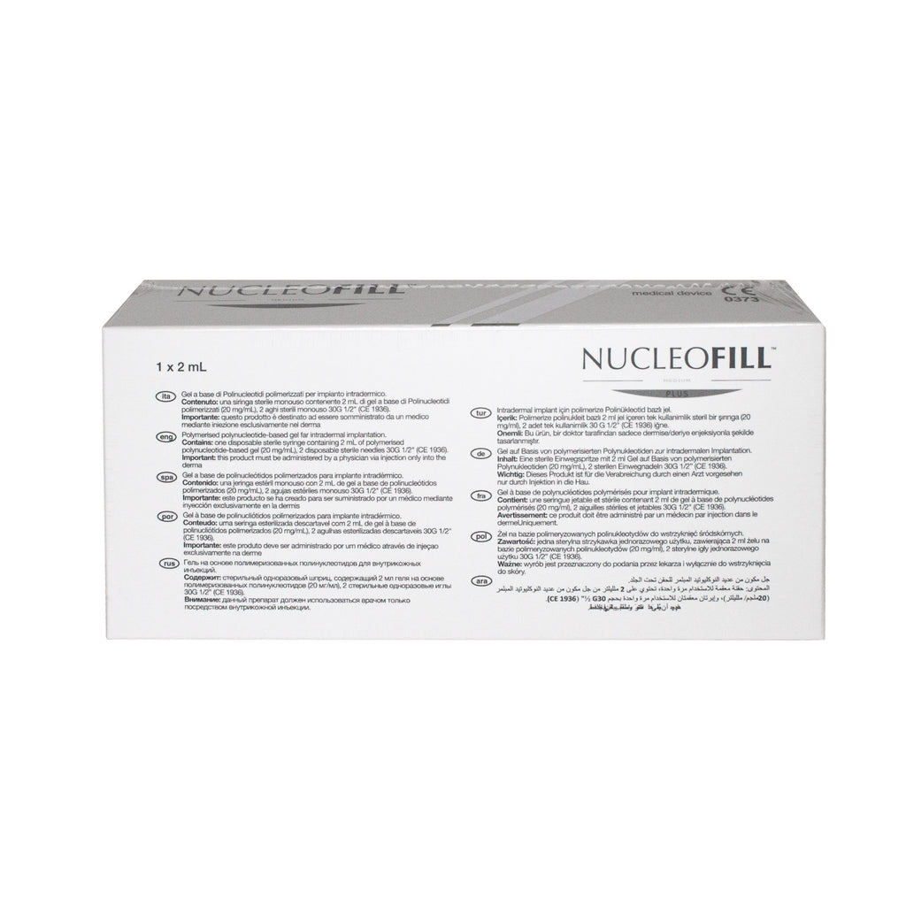 NucleoFill packaging box on a white background