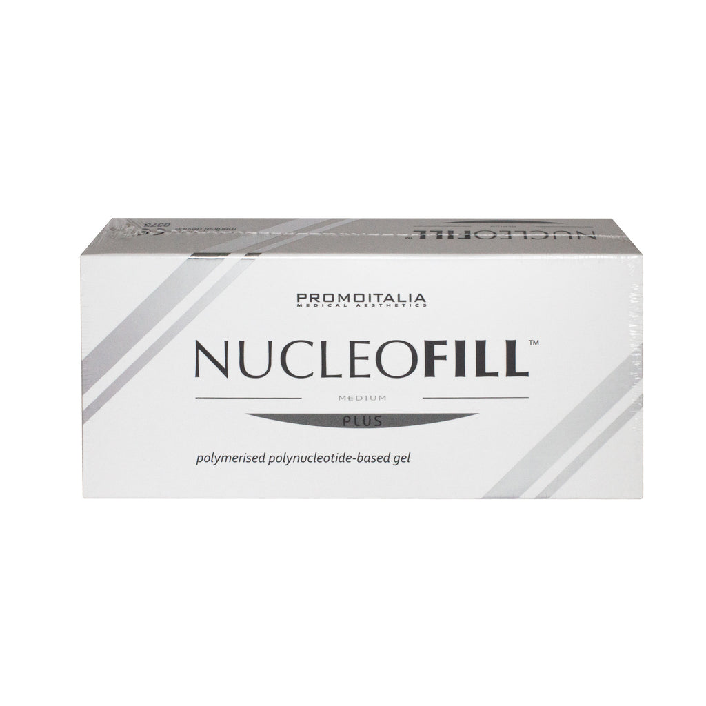 Box of Nucleofill gel with Promotalia branding on a white background