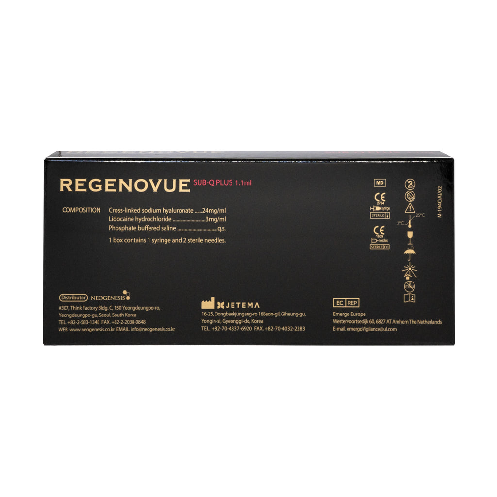 Regenovue Sub-Q Plus Lidocaína (1×1.1ml)